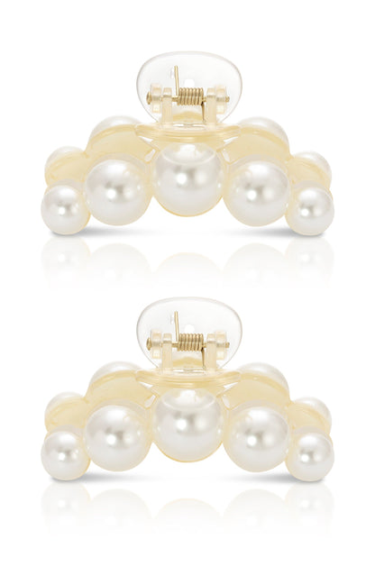 Pearl Hair Claw Set of 2