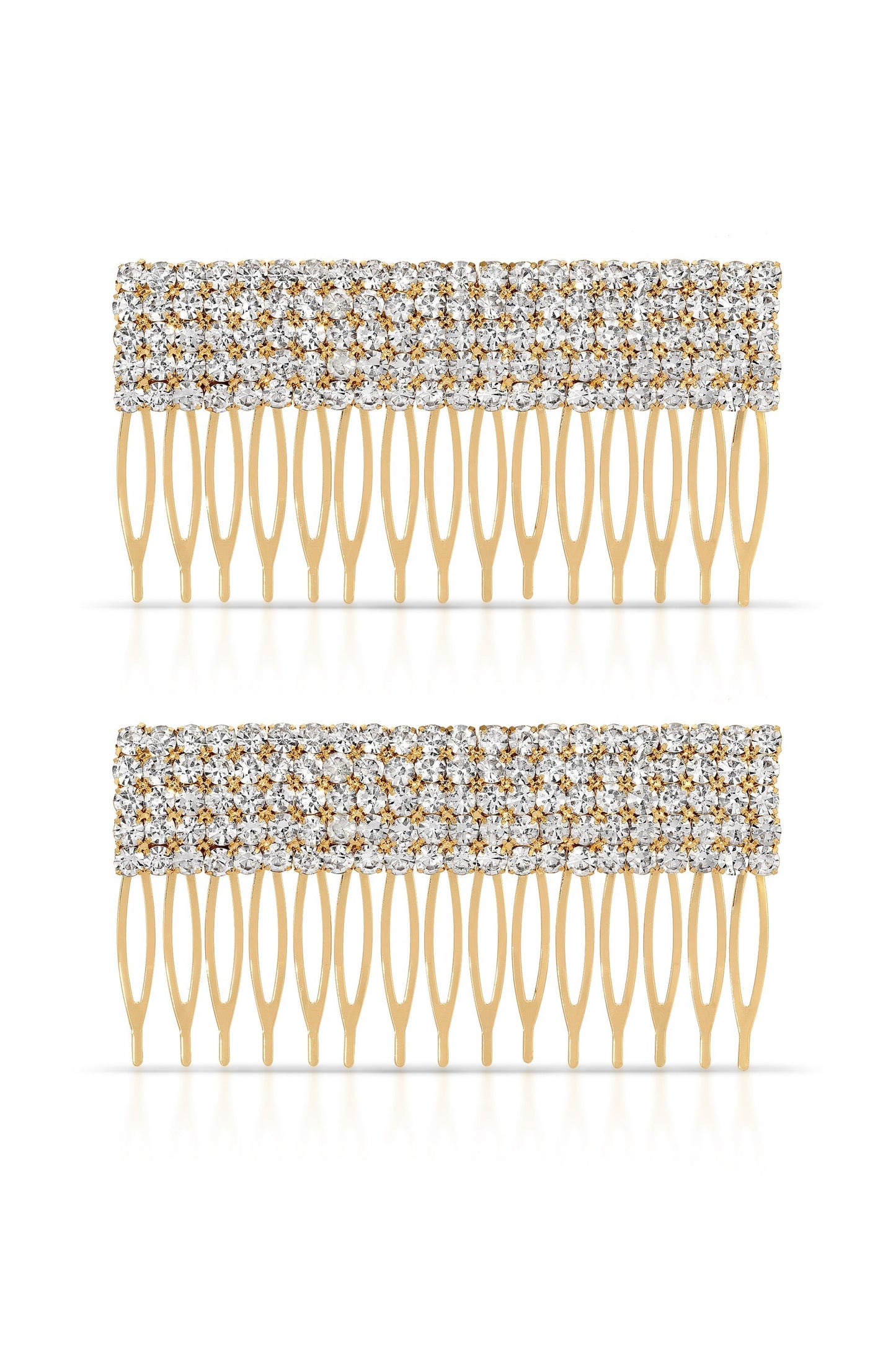 Dynasty Hair Comb Set in Crystal