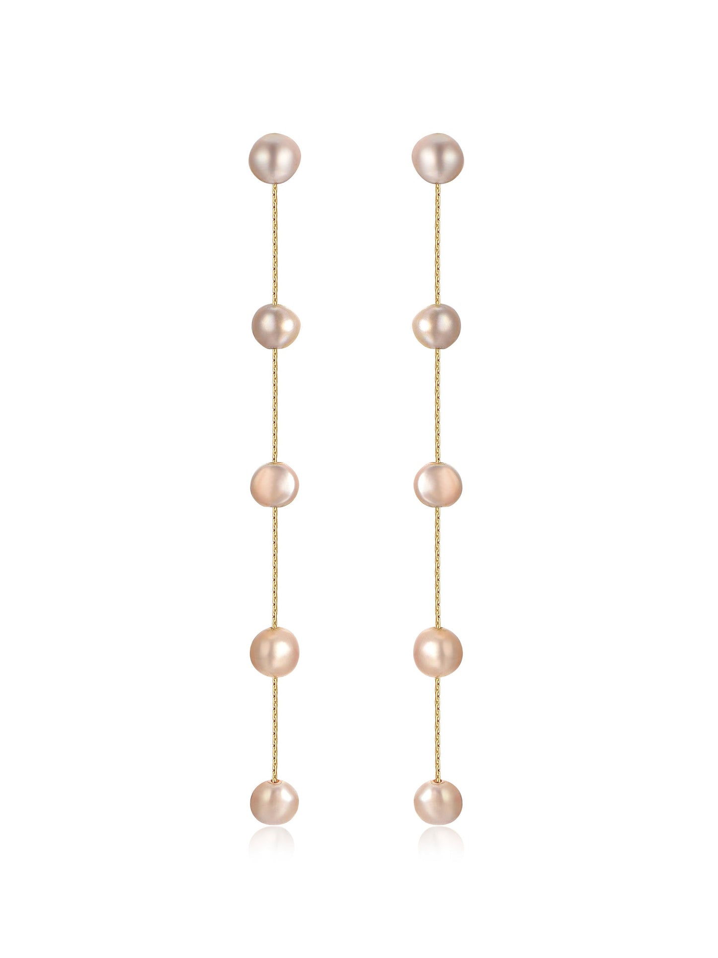 Dripping Pearl Delicate Drop Earrings