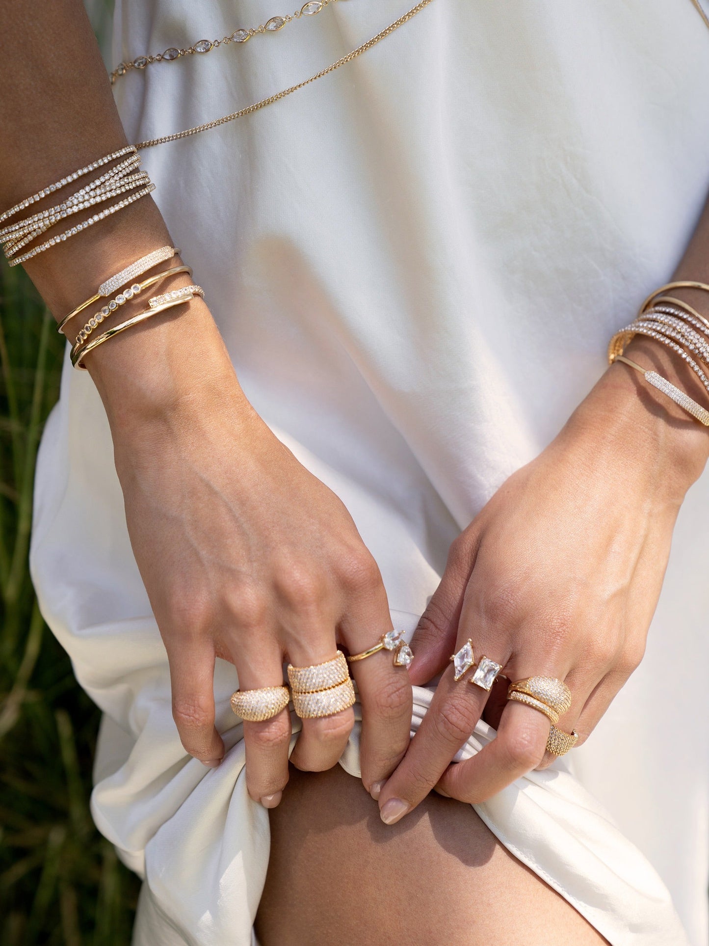 Crystal Pop Cuff Bracelet