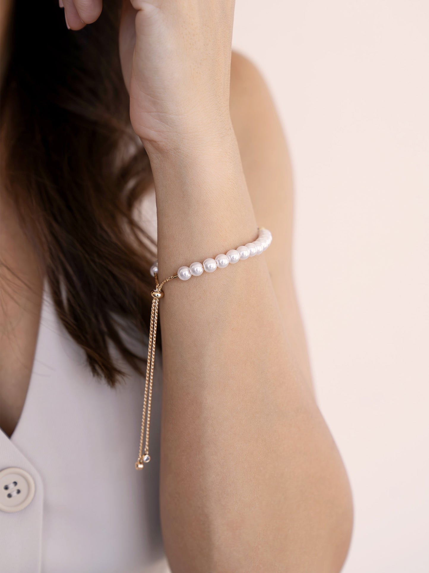 Pearl Adjustable Bracelet