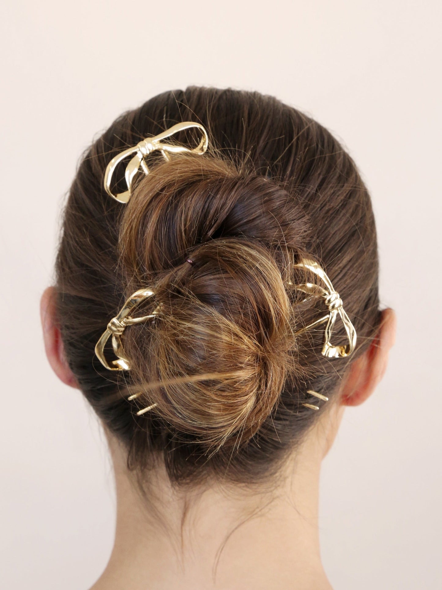 Bow Organica Hair Pin