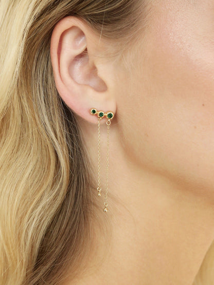 Emerald City Waterfall Earrings