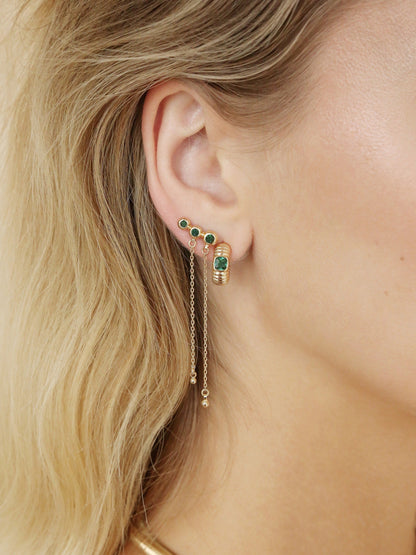 Emerald City Waterfall Earrings