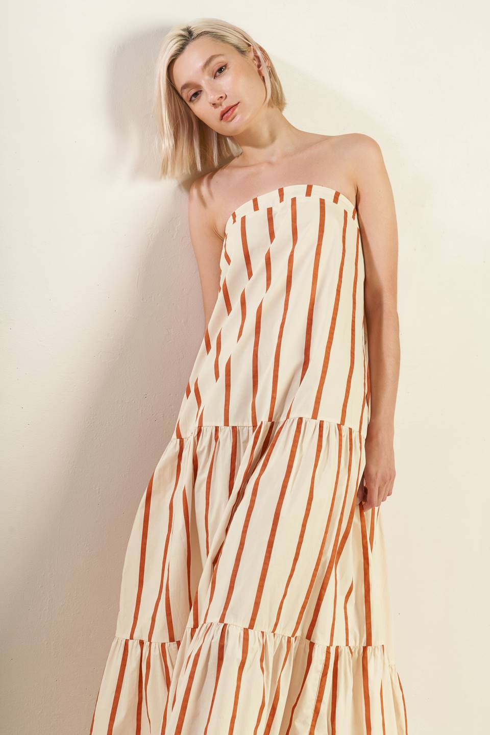 SWEET REMINISCENCE WOVEN MAXI DRESS