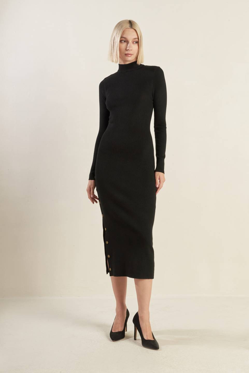 IDEAL BEHAVIOR SWEATER MIDI DRESS