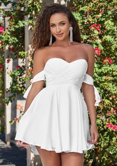Sophie Mini Dress - White