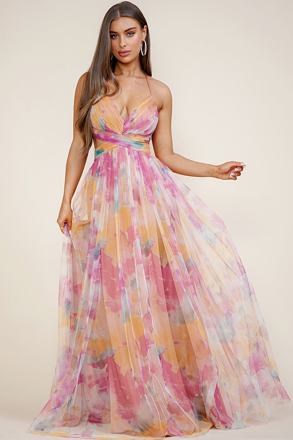 WHY selling Womens Multi colored dress