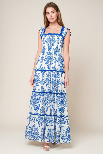 MOST BEAUTIFUL DAY WOVEN MAXI DRESS