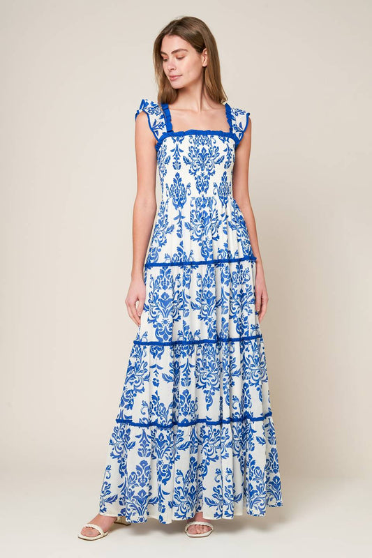 MOST BEAUTIFUL DAY WOVEN MAXI DRESS