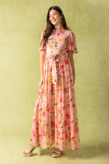 WHICH CHAPTER WOVEN MAXI DRESS