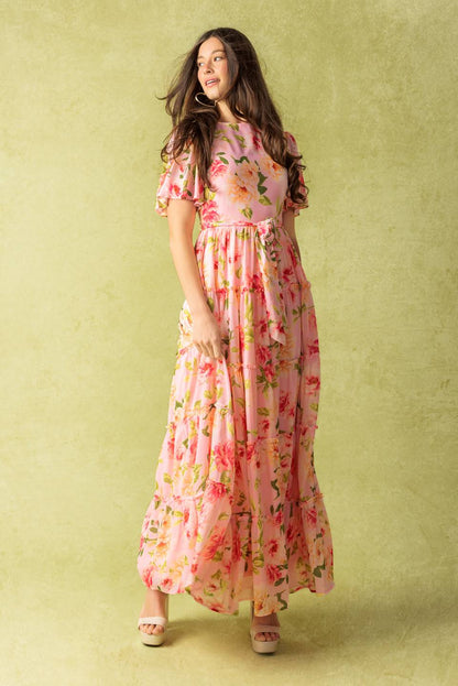 WHICH CHAPTER WOVEN MAXI DRESS