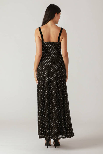 MAJESTIC MOTION WOVEN MAXI DRESS