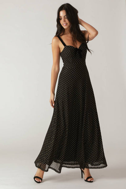 MAJESTIC MOTION WOVEN MAXI DRESS