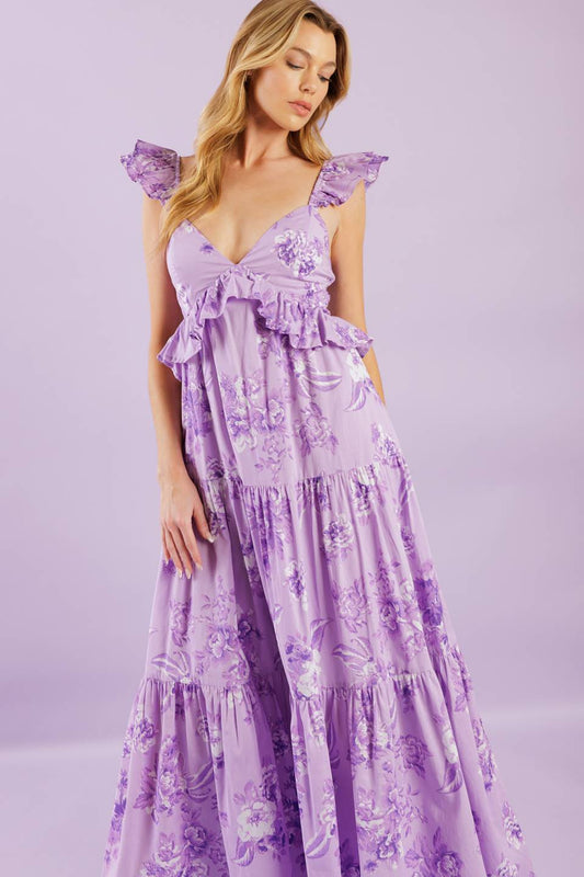 WINDSWEPT WISHES WOVEN MAXI DRESS