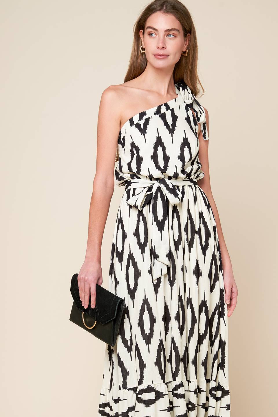 PERFECT SENSATION WOVEN MAXI DRESS