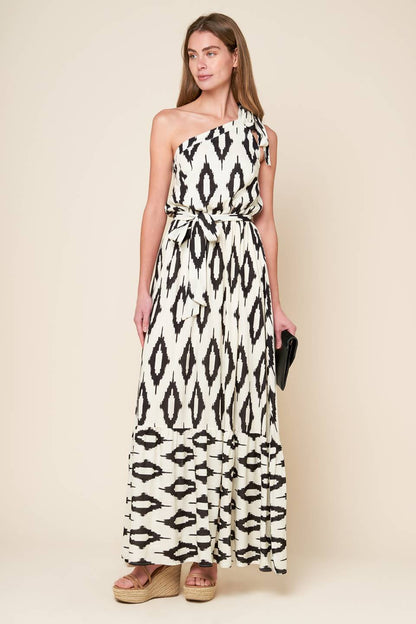 PERFECT SENSATION WOVEN MAXI DRESS