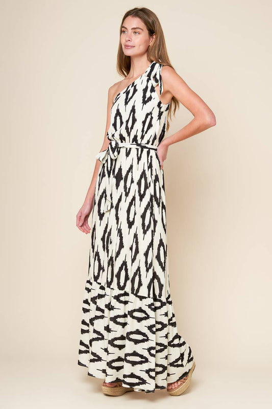 PERFECT SENSATION WOVEN MAXI DRESS