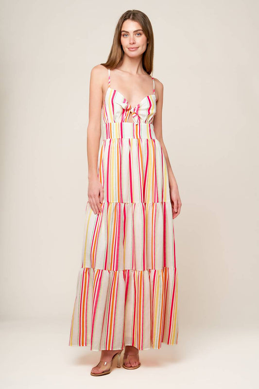 SEE THE GOOD WOVEN MAXI DRESS