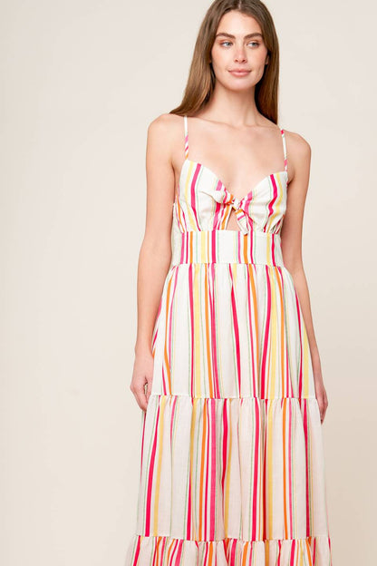 SEE THE GOOD WOVEN MAXI DRESS