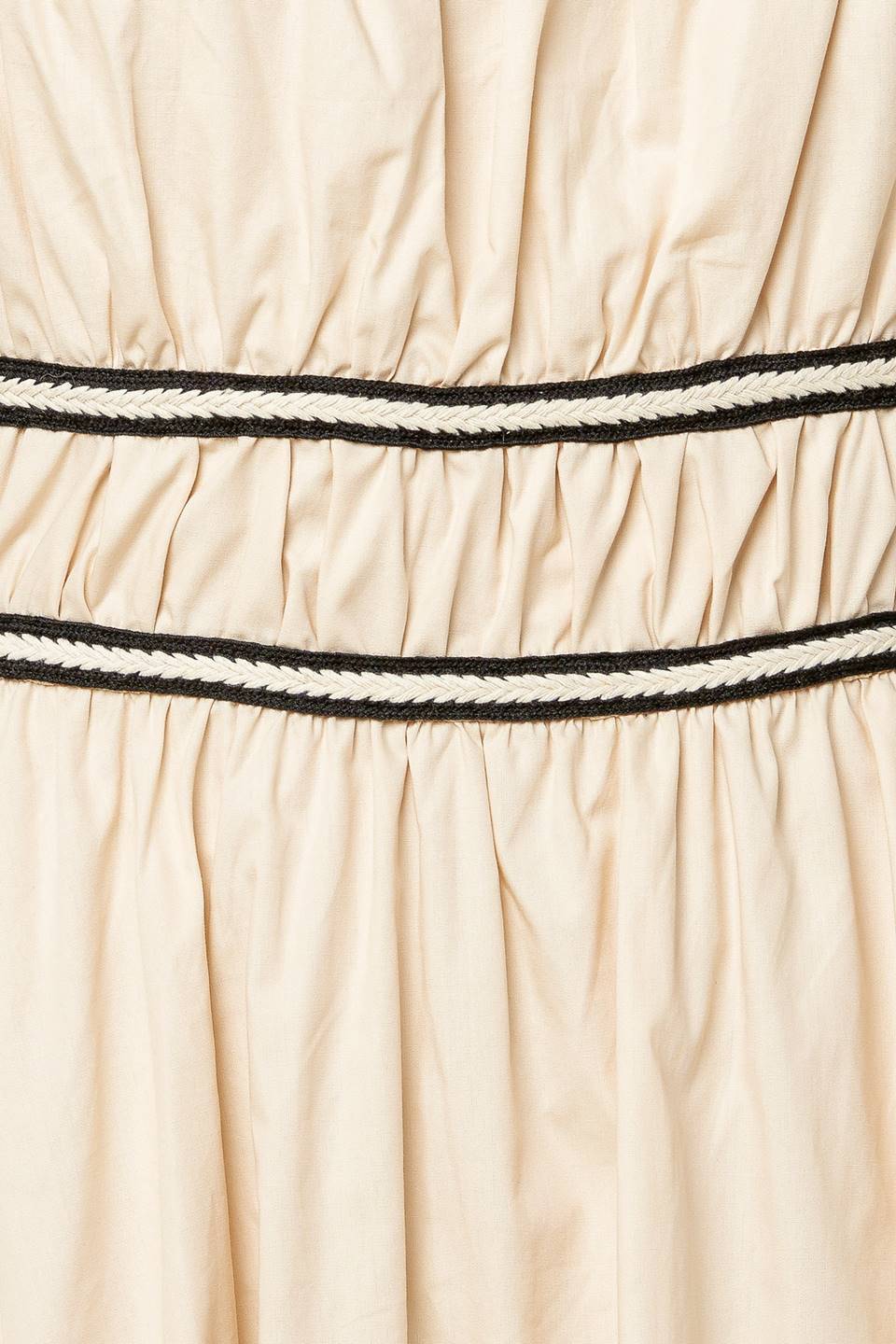 TERRIFIC TIMING CREAM WOVEN MIDI DRESS