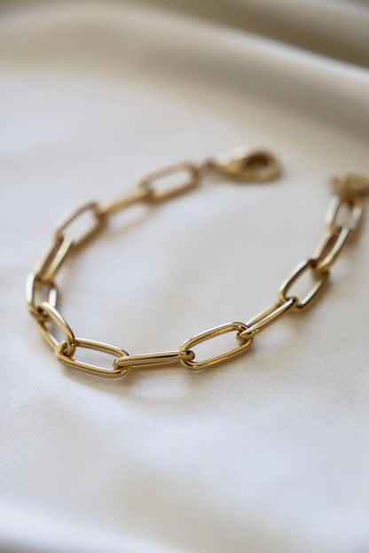 DAVID OVAL CHAIN BRACELET