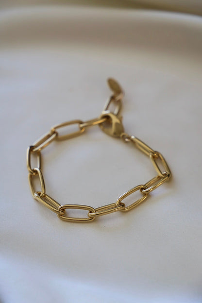 DAVID OVAL CHAIN BRACELET