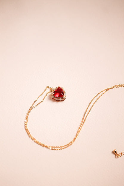 Valentina Necklace in Ruby