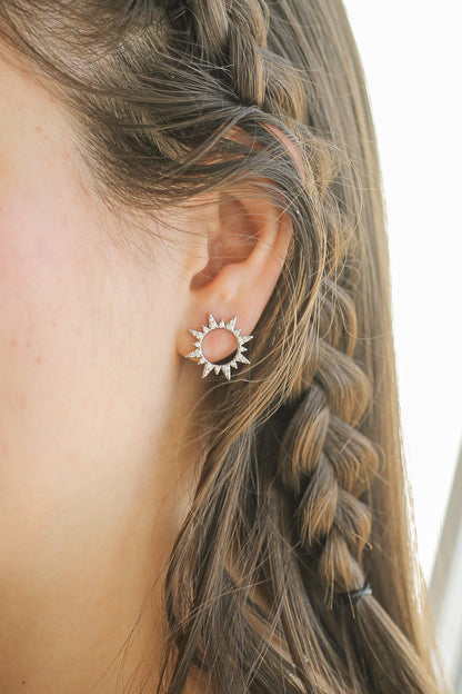 Solana Stud in Silver