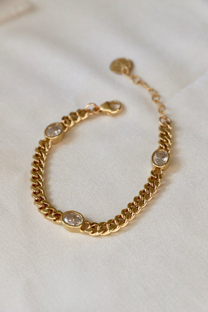 JULIETTE OVAL CHAIN BRACELET