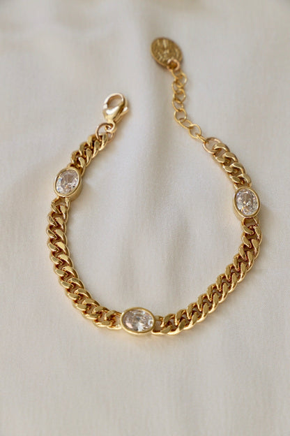 JULIETTE OVAL CHAIN BRACELET