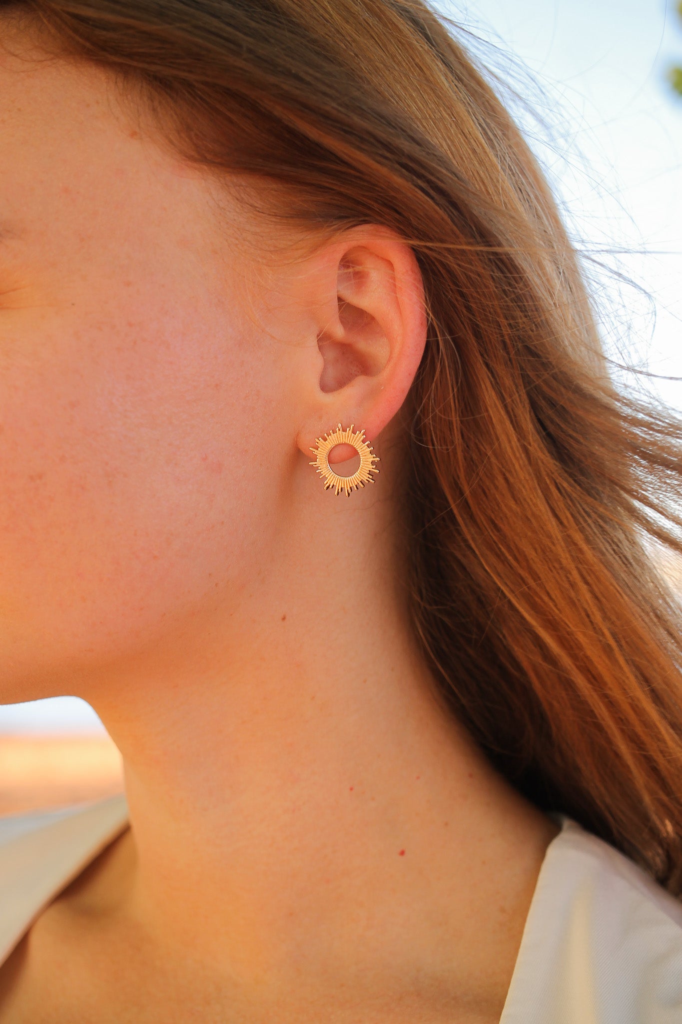 Solstice Stud in Gold