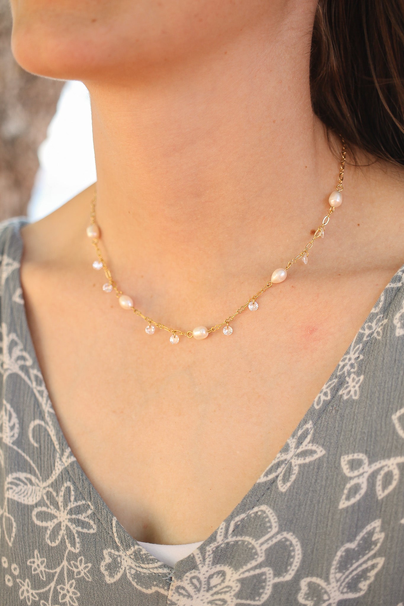 Andrielle Necklace in Gold