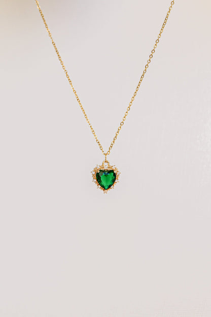 Valentina Necklace in Emerald