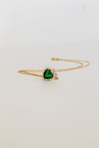 Valentina Necklace in Emerald