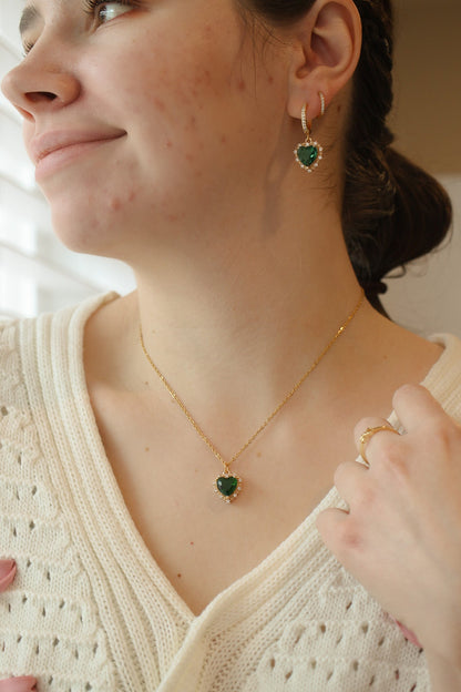 Valentina Necklace in Emerald