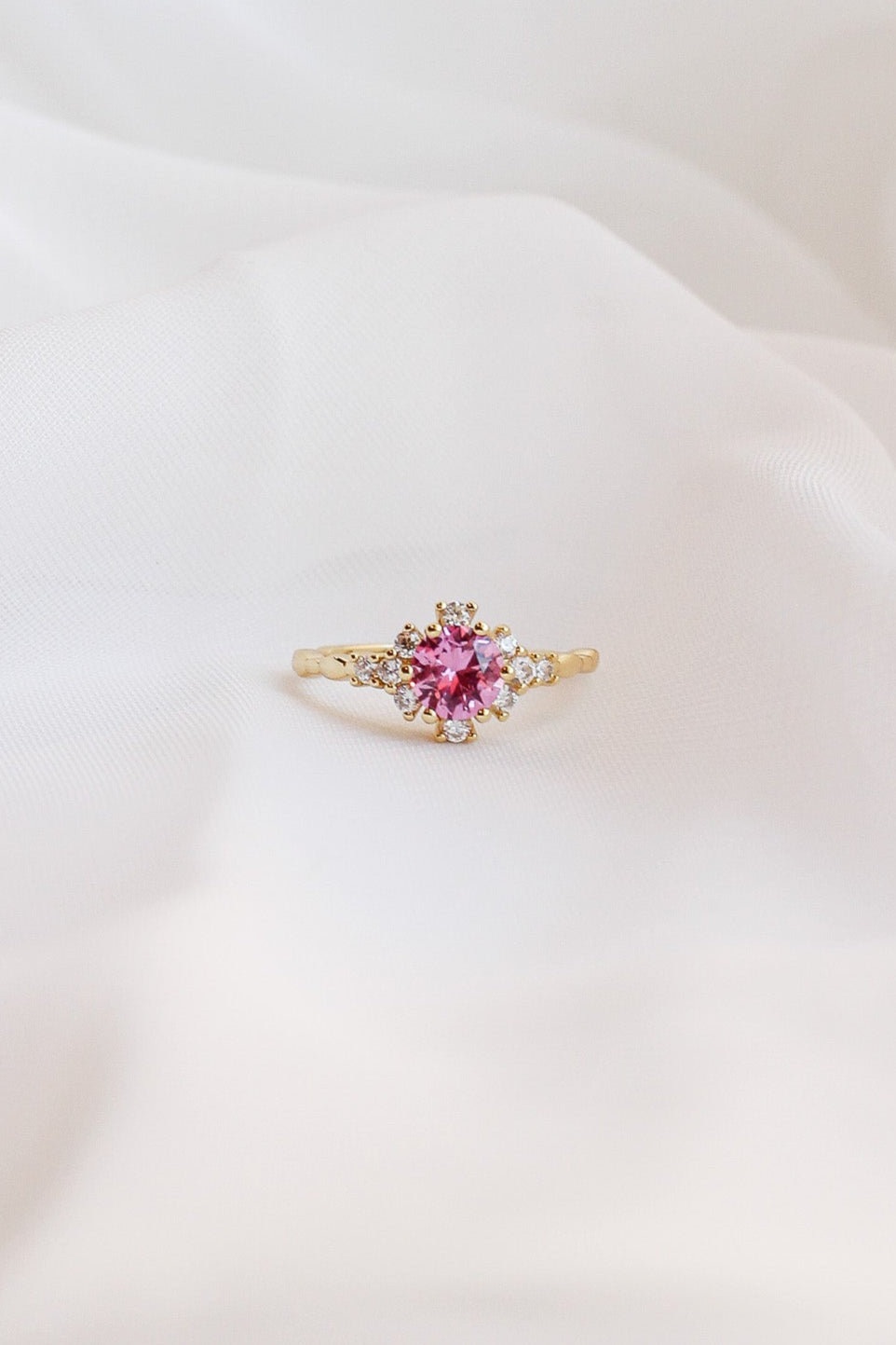 Calliope Ring in Pink Sapphire