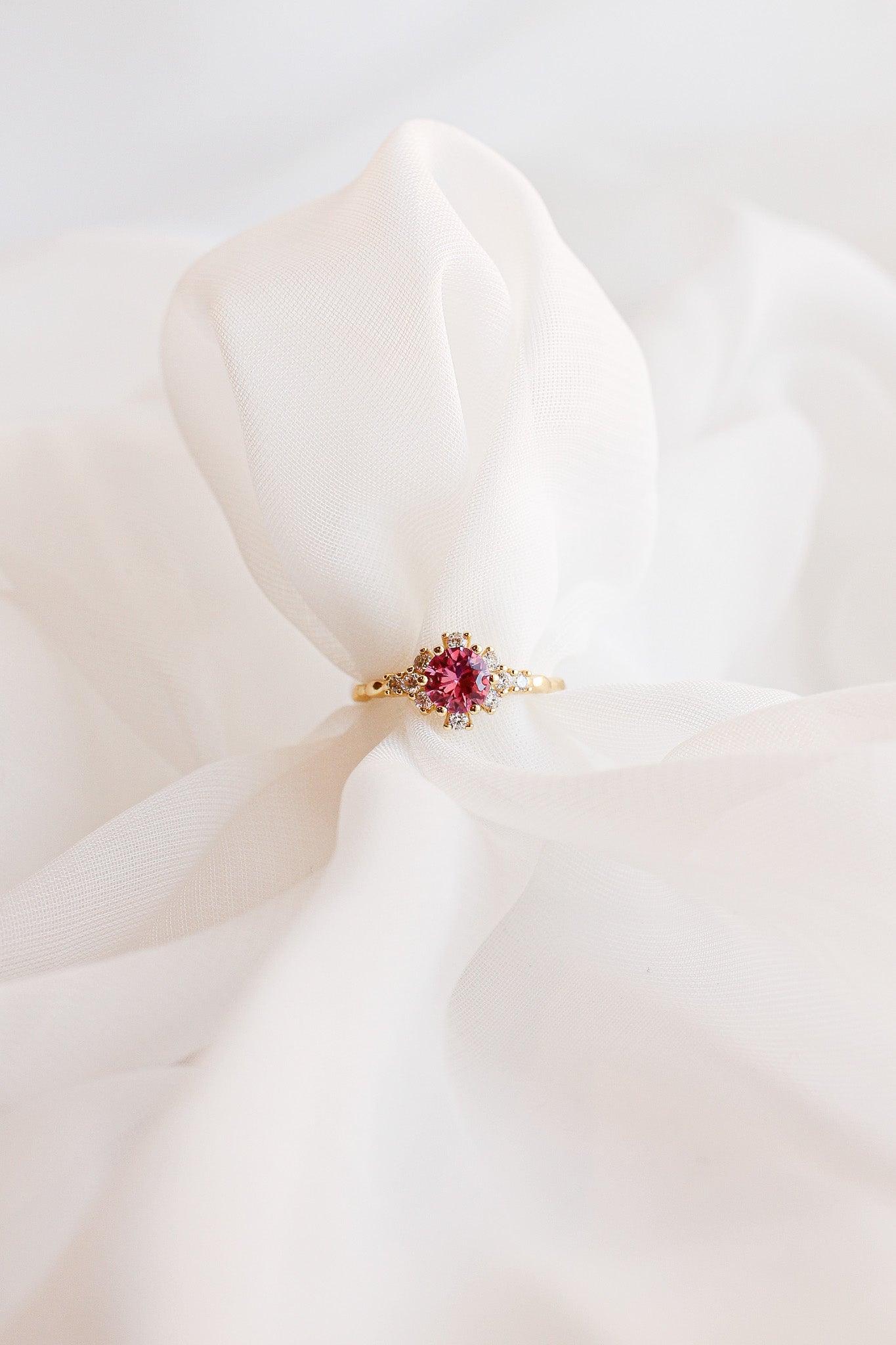 Calliope Ring in Pink Sapphire