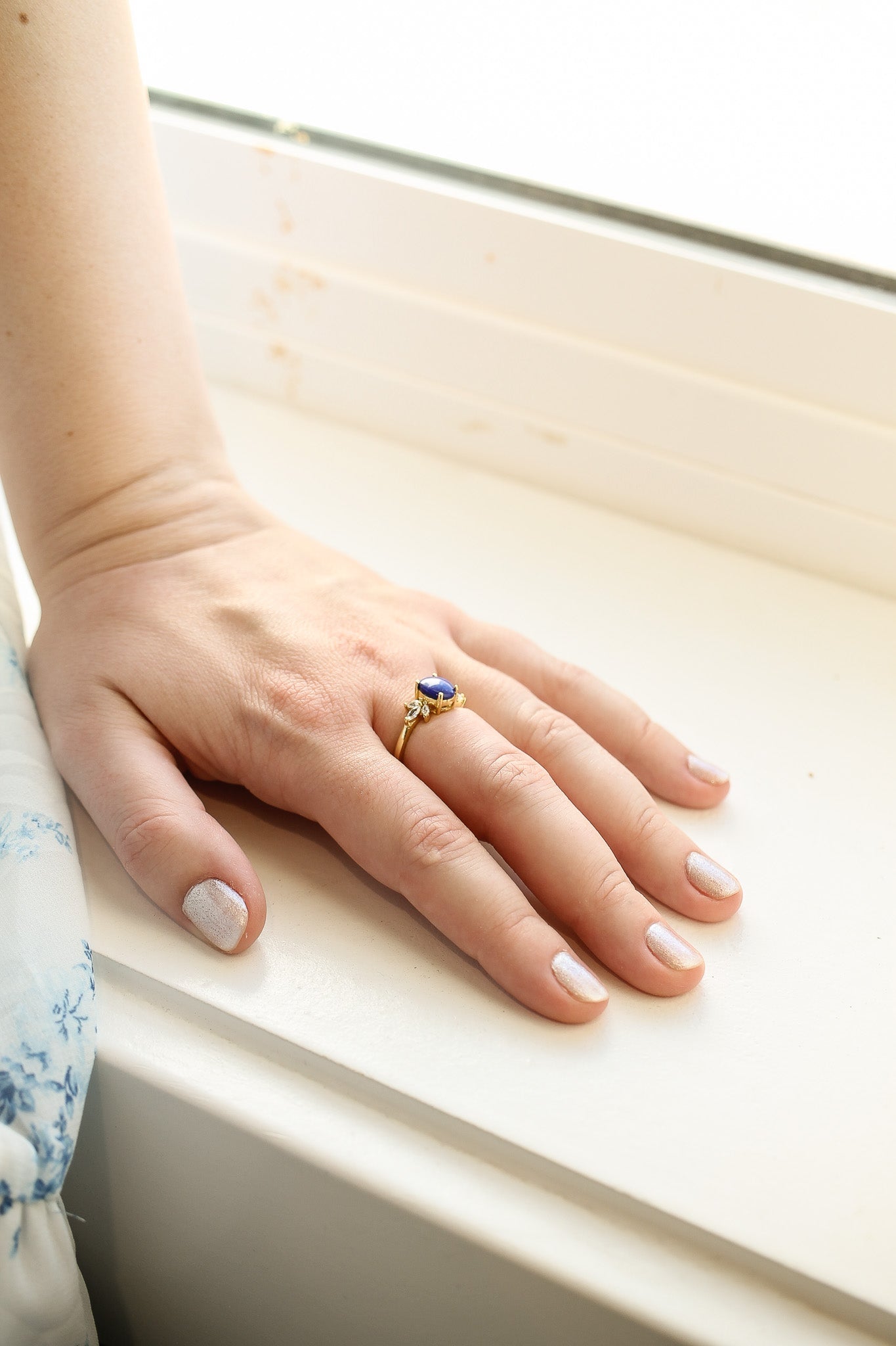 Blythe Ring in Lapis