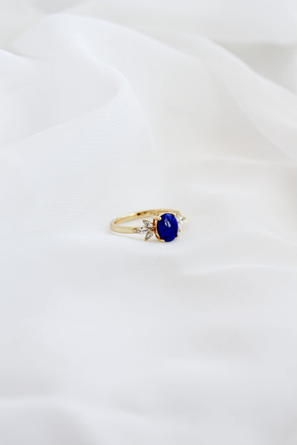 Blythe Ring in Lapis