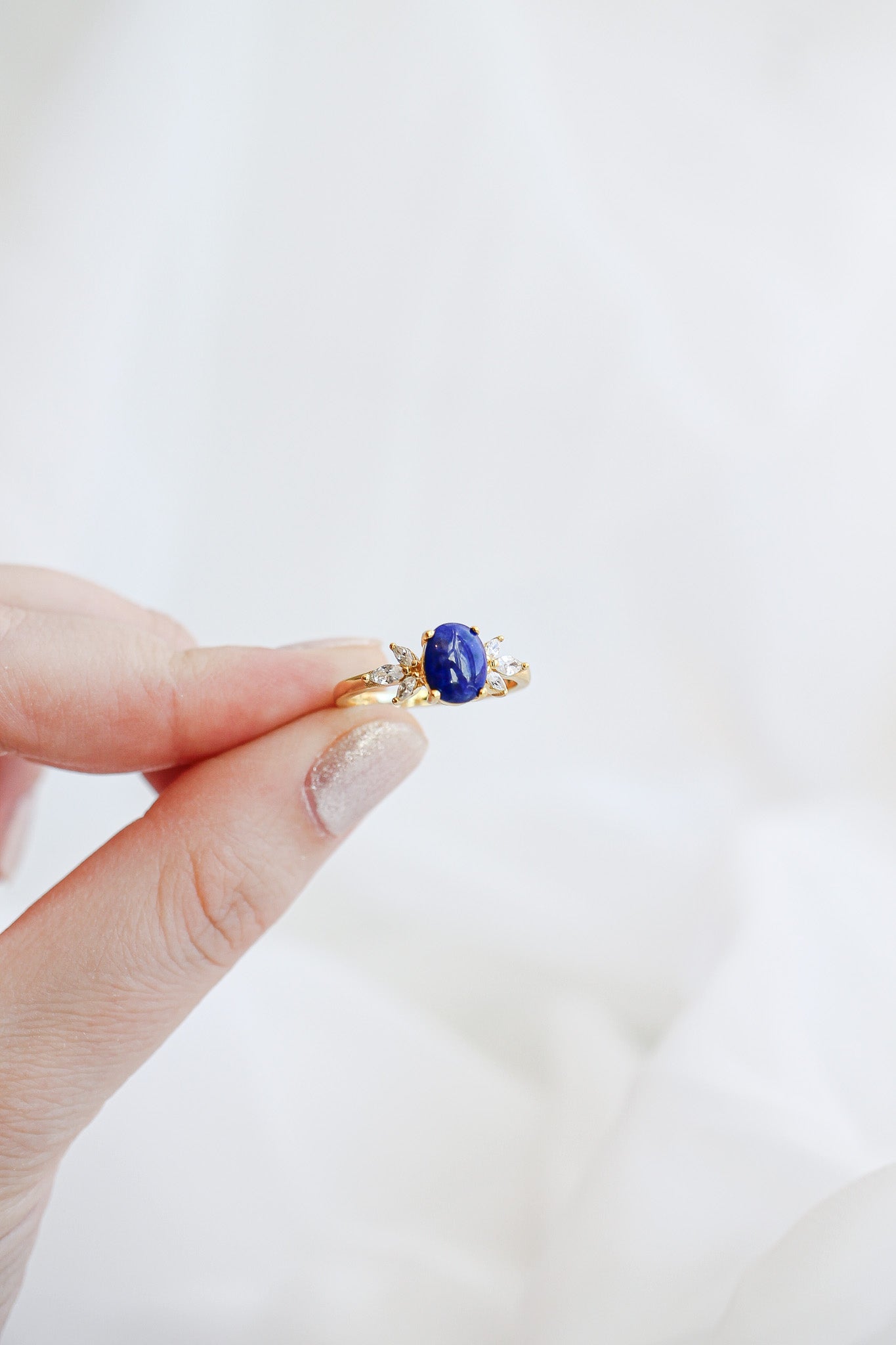 Blythe Ring in Lapis