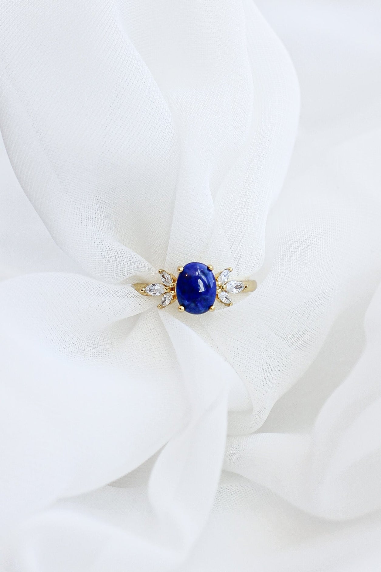 Blythe Ring in Lapis