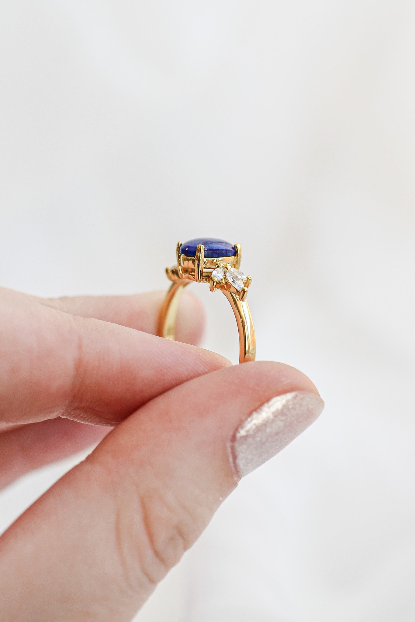 Blythe Ring in Lapis