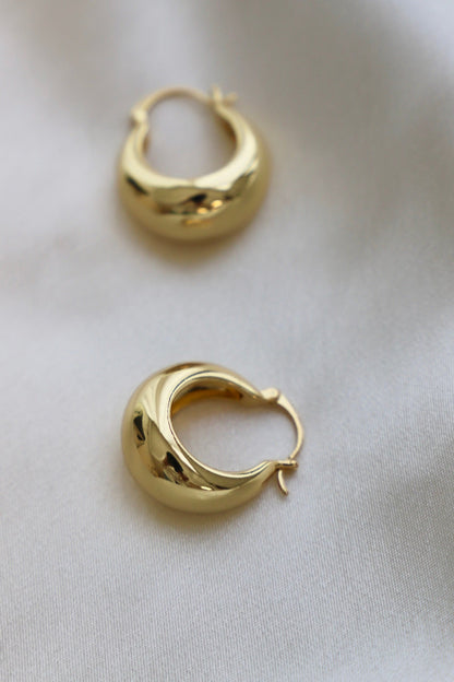 COCO CHUNKY HOOP EARRINGS