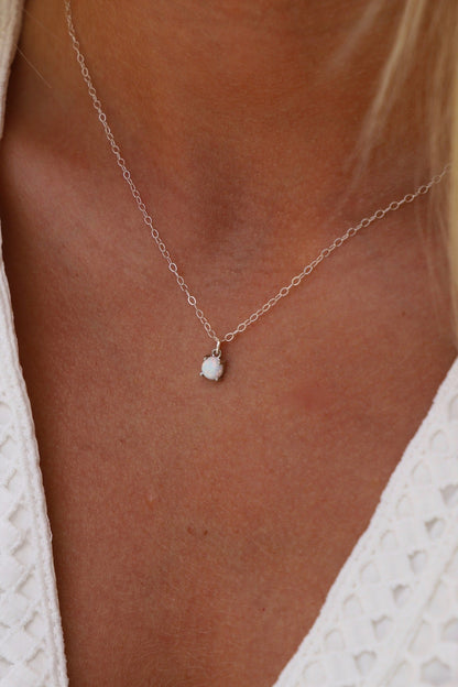 OPAL DROP NECKLACE