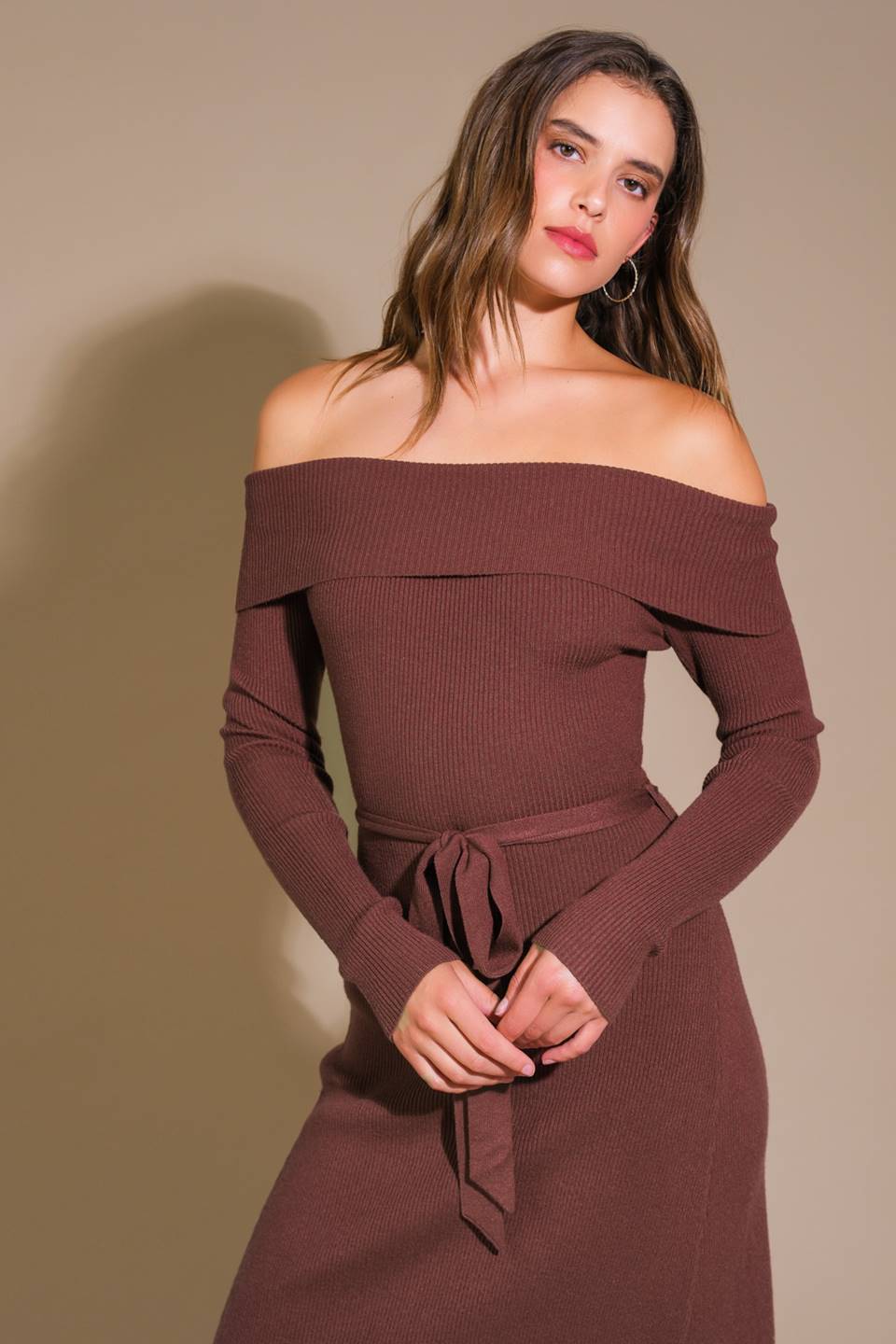 ALL A FANTASY SWEATER MIDI DRESS