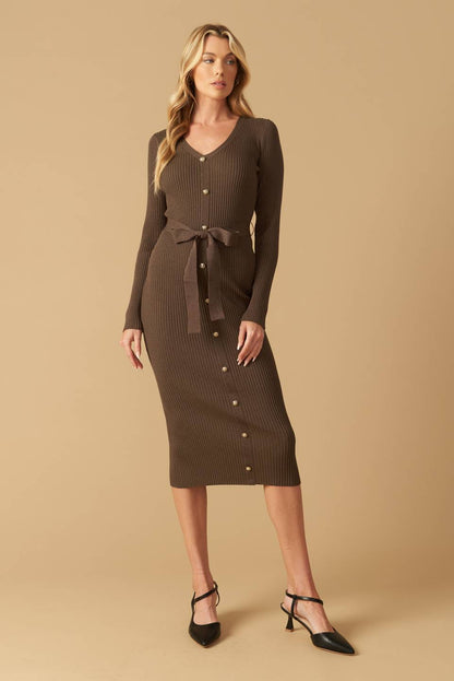 RUNAWAY ICON SWEATER MIDI DRESS