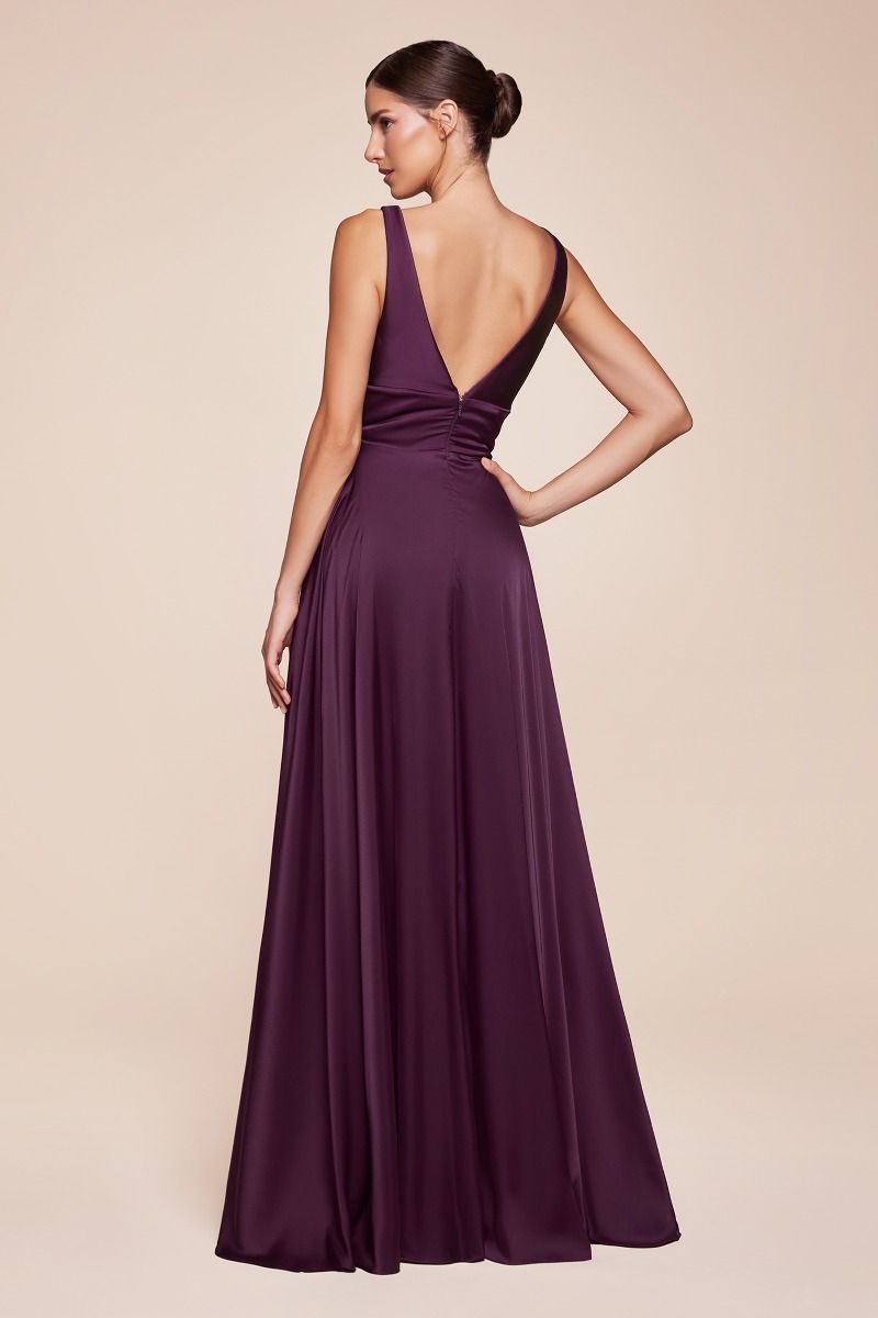 Kinsley Gown - Eggplant