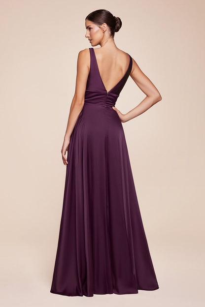 Kinsley Gown - Eggplant