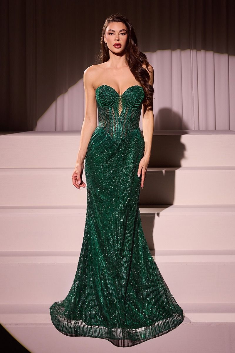 Maddox Gown - Emerald